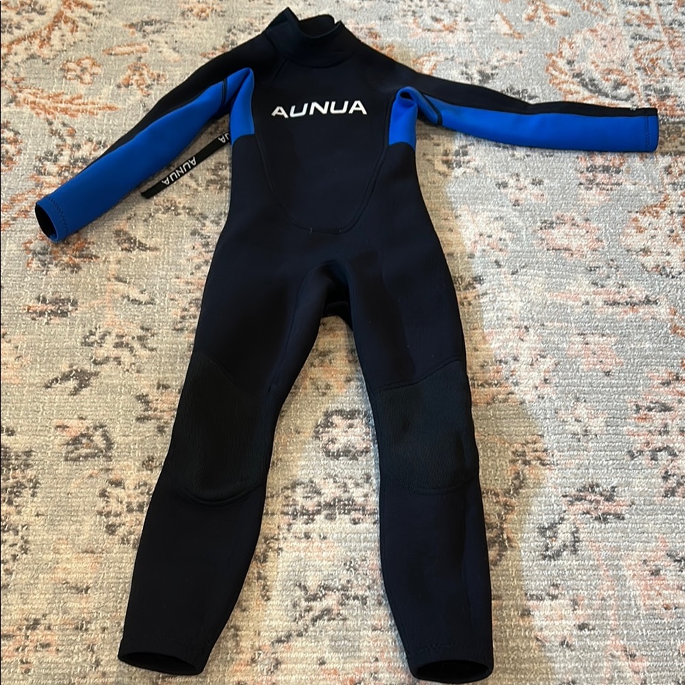 Black and Blue Rashguard Swimwear